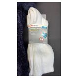 Diabetic Comfort Socks and Grippy Pom Pom Slipper Sock Bundle