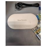 BEAUTY PRODUCTS AND FLORAL SHOULDER BAG