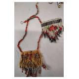 NATIVE AMERICAN JEWELRY AND STATUE FIGURE