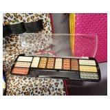 BEAUTY PRODUCTS AND FLORAL SHOULDER BAG