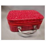 BEAUTY PRODUCTS AND FLORAL SHOULDER BAG