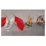 NATIVE AMERICAN JEWELRY AND STATUE FIGURE