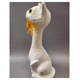 Vintage Mid Century Long Neck Cat Figurine $$ ONLINE