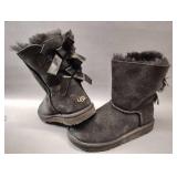 Black Ugg Boots - Good Condition, Youth Size 3