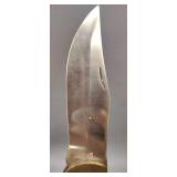 Vintage Antique Stainless Pakistan Large Single Blade Folding Pocket Knife
