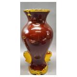 VINTAGE CERAMIC VASES 11 INCHES AND 6 INCHES TALL