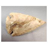 PAIR OF FEATHER DANGLE EARRINGS AND ARROWHEAD