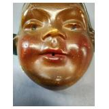 VINTAGE DUTCH GIRL CHALKWARE STRING HOLDER