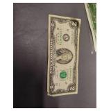 United States $2 bill, SPECIFICALLY a Series 2017A Federal Reserve Note AND SERIES 2013 2 DOLLAR BILL