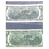 United States $2 bill, SPECIFICALLY a Series 2017A Federal Reserve Note AND SERIES 2013 2 DOLLAR BILL