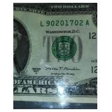 United States $2 bill, SPECIFICALLY a Series 2017A Federal Reserve Note AND SERIES 2013 2 DOLLAR BILL