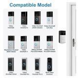 RIOVO Adjustable 30 to 55 Degree Doorbell Angle Mount Compatible with Ring/Blink Video Doorbell/Battery Doorbell, Replacement Angle Adjustment Adapter Mounting Bracket Wedge Kit