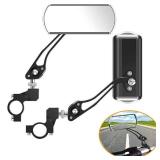 Bike Mirrors Handlebar Rearview Mirror, Bicycle Mirrors for Handlebars 2 pack, Bike Mirrors for Handlebar for Electric Bike, Mountain Bike, and Fixed Gear Bike (black1)