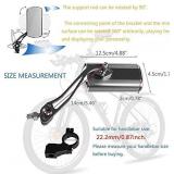 Bike Mirrors Handlebar Rearview Mirror, Bicycle Mirrors for Handlebars 2 pack, Bike Mirrors for Handlebar for Electric Bike, Mountain Bike, and Fixed Gear Bike (black1)