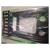 ACKO Folding Step Stool Foldable 17.5 Inch 400 lbs Capacity, Plastic Stools for Adults and Kids, Collapsible Stools for Kitchen, Stepping Stool with Handle (Black)