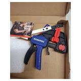 WORKPRO 12" Clamps for Woodworking 2-Pack, Quick-Release Wood Clamps/Spreader Light Duty, One Hand F Clmaps 150 LBS Load Limit, Ideal for Woodworking and DIY Projects