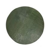 GUARD SHIELD Round Tarp 8 Feet Waterproof Heavy Duty Circle Tarps for Under Pool Green/Silver Multi Purpose Circular Outdoor Cover