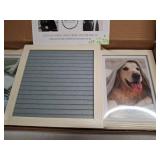 Oak Letters Genuine Felt Letter Board & Double Wood Photo Frame