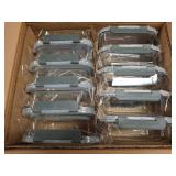 KOMUEE 10 Packs 22 oz Glass Meal Prep Containers, Glass Food Storage Containers with Lids, Airtight Lunch Boxes BPA Free, Microwave and Freezer Safe