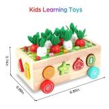 Toddlers Montessori Wooden Educational Toys for Baby Boys Girls Age 1 2 3 Year Old, Shape Sorting Toys 1st One First Birthday Girl Gifts for Kids 1-3, Wood Preschool Learning Fine Motor Skills Game