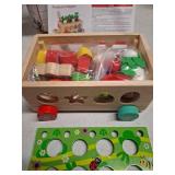 Toddlers Montessori Wooden Educational Toys for Baby Boys Girls Age 1 2 3 Year Old, Shape Sorting Toys 1st One First Birthday Girl Gifts for Kids 1-3, Wood Preschool Learning Fine Motor Skills Game