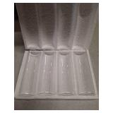 Tigvio 16 Pack 5.9" Tall x 1.8" Diameter Clear Glass Cylinder Vases - Multi-Use Flower Vase, Hurricane & Floating Candle Holders for Wedding Centerpieces, Home Decor, Table Displays