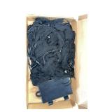 FFZZKJ Halloween Lights String Garland Creepy Black Cloth Timer 8 Modes Battery Operated/USB Powered Indoor Outdoor 9.9FT 30LED Black Gauze Hanging Halloween Decorations, Orange&Purple