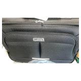 Lekebobor Rolling Laptop Bag With a Compact Combination Lockï¼Rolling Laptop Briefcase on Wheels for Women/Men Fits Up to 15.6Inch computer Bags Water Resistant for Work Travel and Business, Black