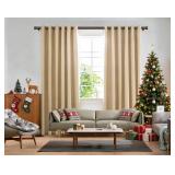 KAMANINA Bronze Curtain Rods 32 to 144 Inch (2.6-12 Feet), 1 Inch Heavy Duty Window Curtain Rod, Modern Adjustable Drapery Rods with End Cap (32\"-144\")