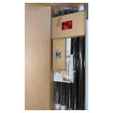 KAMANINA Bronze Curtain Rods 32 to 144 Inch (2.6-12 Feet), 1 Inch Heavy Duty Window Curtain Rod, Modern Adjustable Drapery Rods with End Cap (32\"-144\")