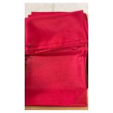 sancua 2 Pack Red Tablecloth 60 x 102 Inch, Rectangle 6 Feet Table Cloth - Stain and Wrinkle Resistant Washable Polyester Table Cover for Dining Tables, Buffet Parties and Camping