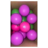 Simgoing Christmas Ball Ornaments Neon Color Christmas Tree Decorations Xmas Tree Decor Colored Shatterproof Baubles Plastic Holiday Hanging Balls for Xmas Party(36 Pcs,3.15 Inch)