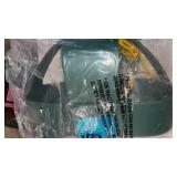 DECORLIFE Toddler Swing, Baby Swing Outdoor âHigh Back Full Bucket Swing Set, 330lb Capacity, Safety Design, Plastic-Coated Chains and Quick-Snap Carabiners for Backyard, Playground