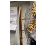 Starryfill Angel Stake Solar Lights with Crackle Glass Globe Waterproof Warm White LED, 40.5 inches Height Metal Bronze Stake Garden Patio Art Decor, Memorial Gift for Mom Women or Friends