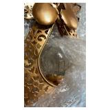 Starryfill Angel Stake Solar Lights with Crackle Glass Globe Waterproof Warm White LED, 40.5 inches Height Metal Bronze Stake Garden Patio Art Decor, Memorial Gift for Mom Women or Friends