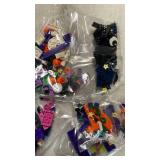 ZYLEGEN Halloween Fridge Magnets Ornaments Building Kit, Ghost, Candy, Bat, Castle, Pumpkin, Spider, Witch Decor Toys Gifts for Halloween Ages 6+ Boys Girls Adults Kids