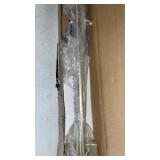 Turquoize 2 Pack Magnetic Curtain Rods for Metal Doors 1/2\" Multi-Use Versatile Adjustable Appliance Magnetic Rod Extends from 16 inch to 28 inch Magnetic Cafe Curtain Rod, Champaign Gold, 2 Pack