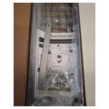 Towel Racks for Bathroom, Bathroom Shelf Over Toilet,Floating Shelves with Towel Rack Paper Holder Storage Basket,Floating Shelves for Wall Decor,Silver