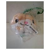 Active Moving Pet Plush Toy, Interactive Dog Toys Pet Bouncing Balls, USB Rechargeable Interactive Washable Cartoon Pig Plush Sound Electronic Dog Toy, Small Cute Squeaky Pig Dog Toy (Hamster)