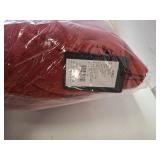 Hiturbo Plush Changing Robe, Fluffy Wearable Blanket, Soft Oversize Hooded Towel Surf Poncho with Pocket for Aquatics & Home (Red)