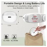 Electric Nail Clipper for Senior and Baby - 3in1 Baby Nail Trimmer Electric for Finger, Automatic Electric Nail Clipper with Polishing, Gift for Adult White