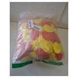 DIYANA IMPEX Marigold Garland for Decoration 5 Pcs of 5 feet Long Strands Artificial Marigold Flowers, Indian Decor for Pooja, Wedding Christmas, Events Decorations