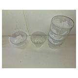 CHPINDAM Vintage Glass Dessert Bowls, Dessert cups Set of 12, 9 oz Sundae Cups for Ice Cream, Fruit, Pudding, small snacks, Yogurt, and Appetizers (12)