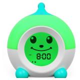 iHoo Ok to Wake Kids Alarm Clock, Toddler Sleep Training Clock with Touch Night Light, Nap Timer Gift for 2-9 Years Girls Boys