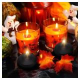 Set of 12 3 inch Black Floating Candles Large Unscented Dripless Water Wax Halloween Candles for Vases, Centerpieces at Wedding, Party, Pool, Halloween Holidays - 10 Hour Burning