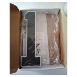 ISUNMEA 9 Inch Solar Lighted House Numbers for Outside, Light Up Waterproof LED Address Numbers Signs for Houses, Large Personalized Illuminated Exterior Modern House Numbers Light (1-Black, 9IN)