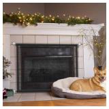 Fireplace Screen Safe Mesh Gate: Child Proof Barrier Guard Living Room Fire Place Cover for Toddler Baby and Pets 29 x 41 inches