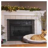 Fireplace Screen Safe Mesh Gate: Child Proof Barrier Guard Living Room Fire Place Cover for Toddler Baby and Pets 29 x 41 inches