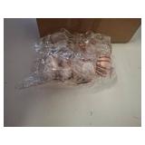 Suttmin 8 Sets Fall Thanksgiving Cloth Napkins and Napkin Ring Holders Reusable 8 Pcs Napkin Ring Holders with 8 Pcs Cloth Napkins for Party Table Decoration(Maple Leaf)