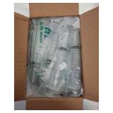 JollyMate 30 Pack 20ml Oral Syringe for Liquids, 20cc Oral Syringes without Needle with Cap Individually Wrapped for Pet Feeding, Scientific Labs, Measuring Liquids, Oil & Glue Dispenser